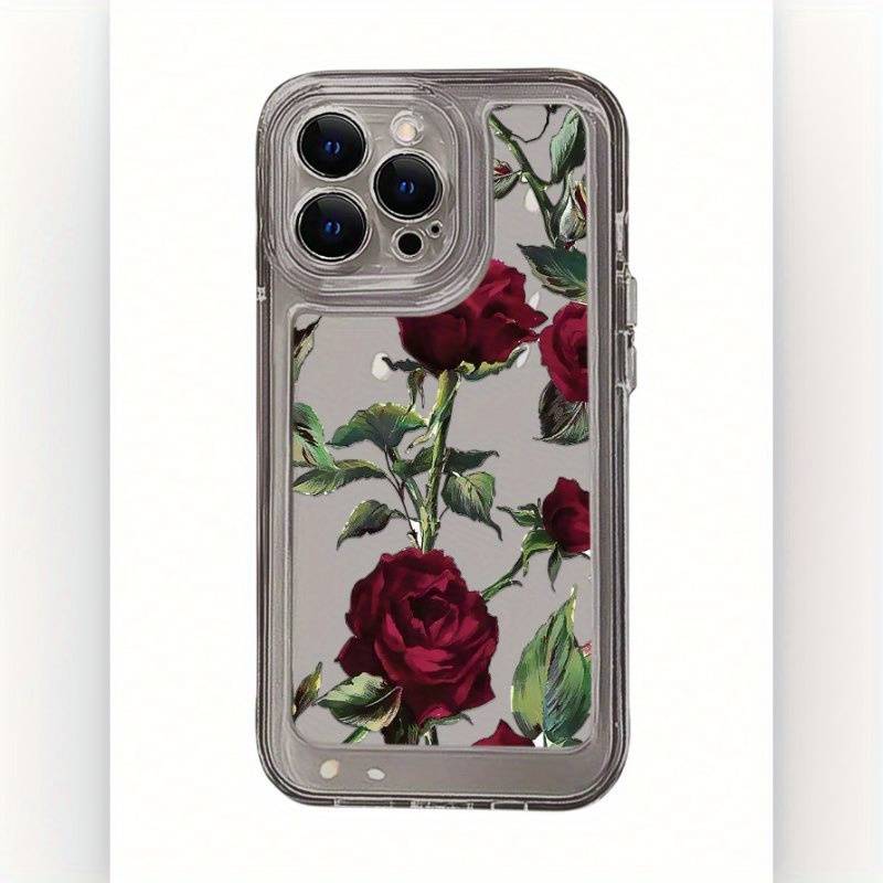 1Pc Transparent Black For iPhone 14 Pro Phone Case Phone Cover