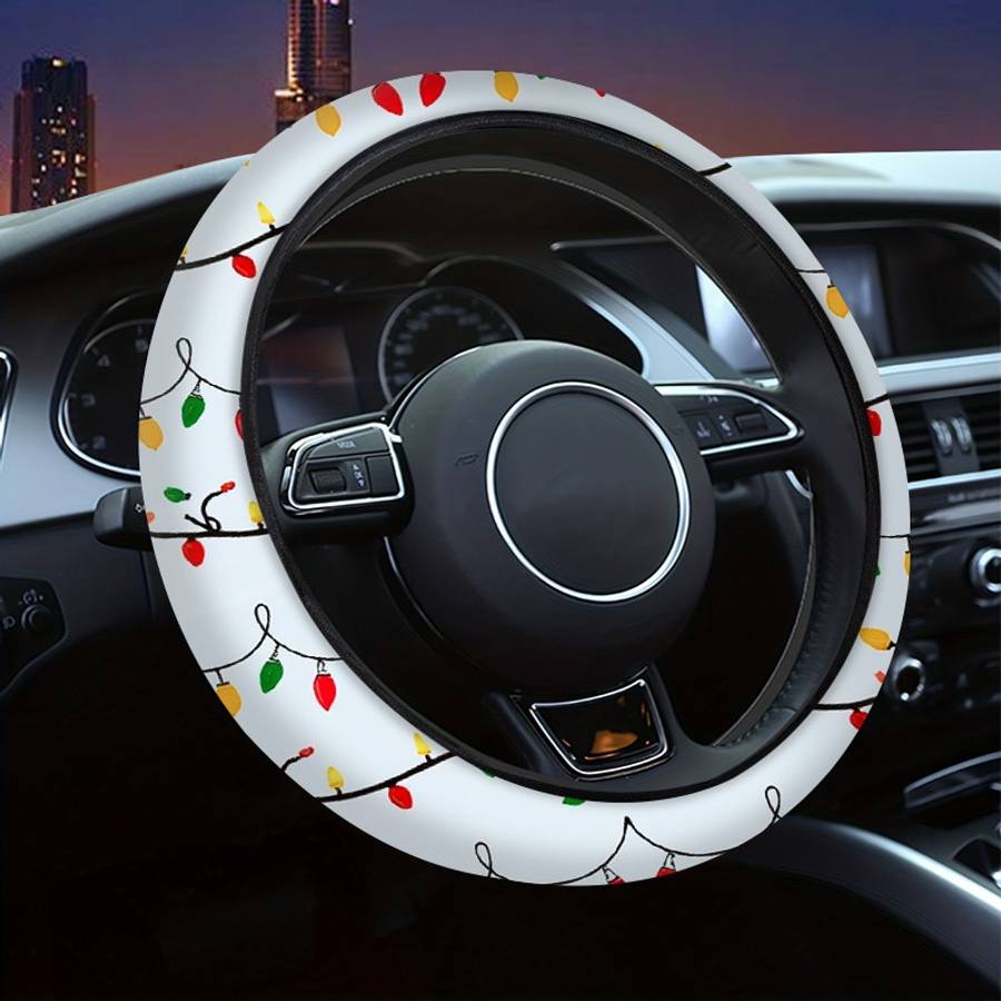 Car Steering Wheel Cover 38X38 Style Digital Printing