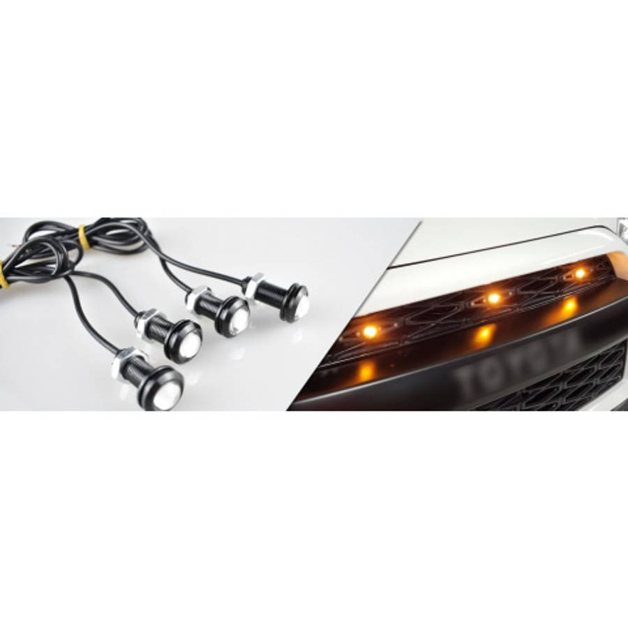 Car Lights Color Red Glow Quantity 5Pcs