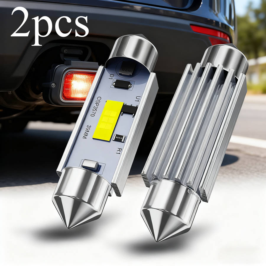 Car Lights Model 2Pcs 31Mm White Light