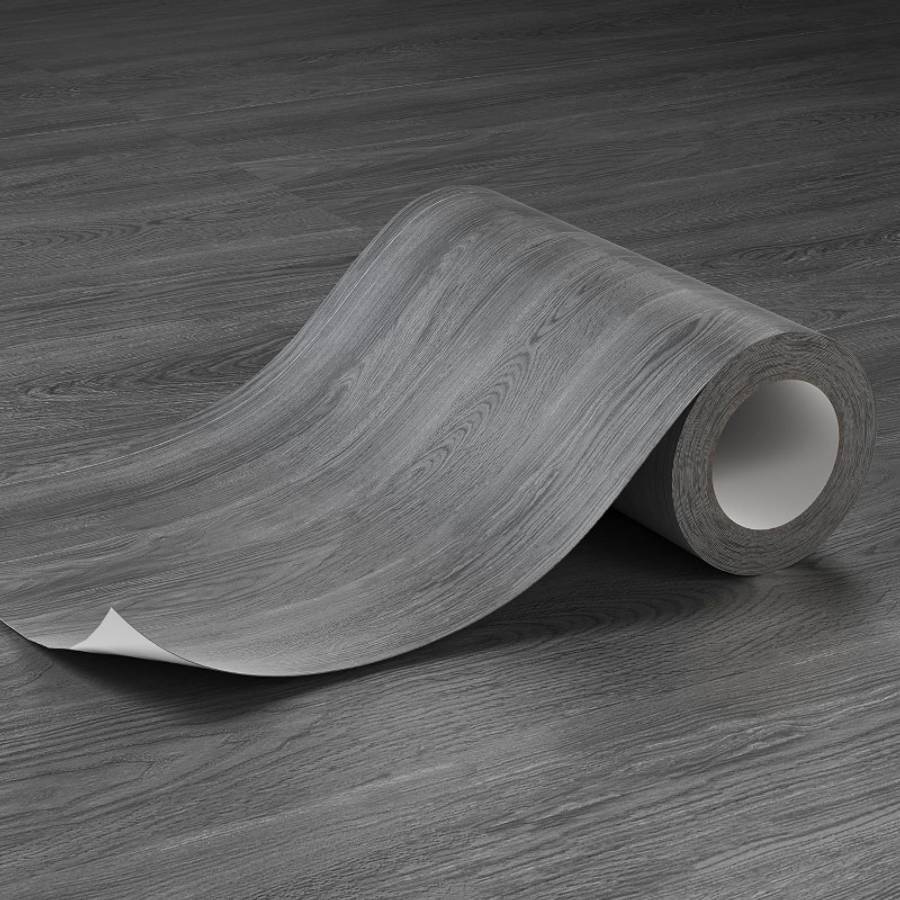Self Adhesive Floor Stickers Gray Oak 60Cm*300Cm
