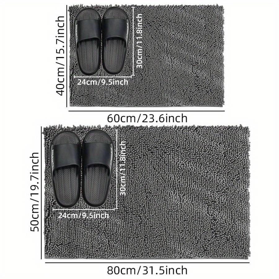 Floor Mats Color Bean Paste Powder Size 40Cm Chx60Cm23.6Inch