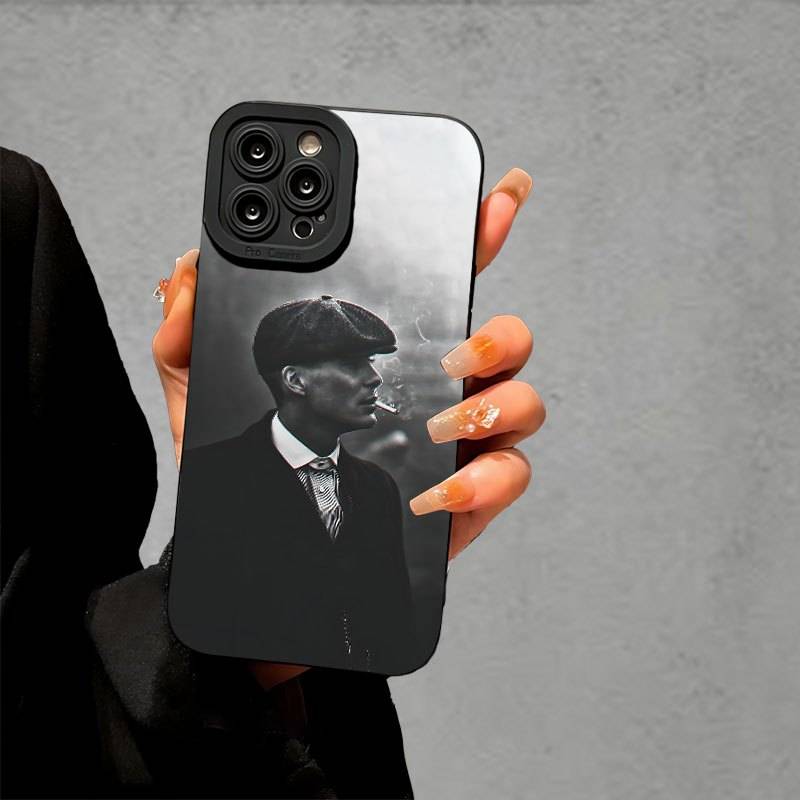 1Pc Black For iPhone 16 Pro Max Phone Case Phone Cover