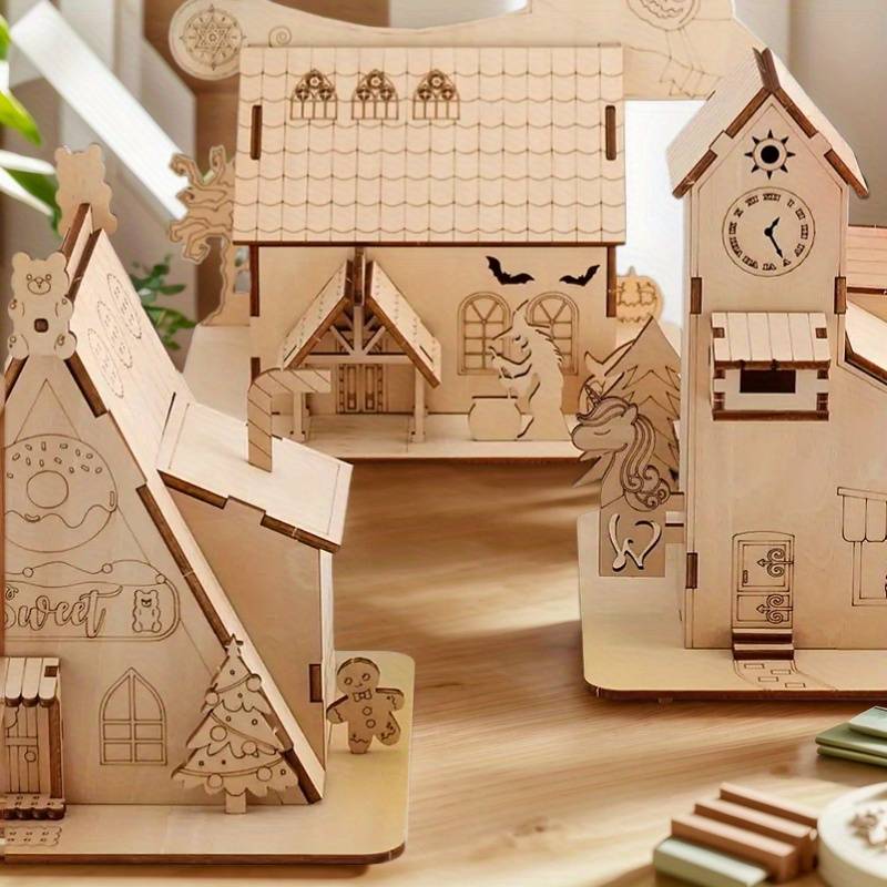 Building Toy Architectural Model Toy Set Size Sweet House