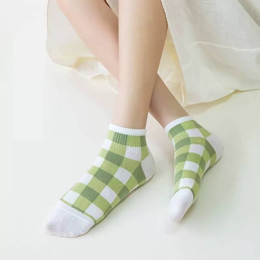 Women S Socks Color Lemon 5Pairs Size Onesize