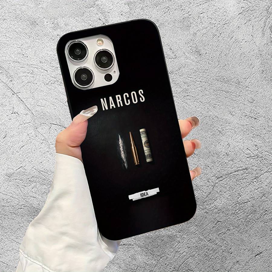 1Pc Black For iPhone 7 Plus 8 Plus Film And Television Phone Case