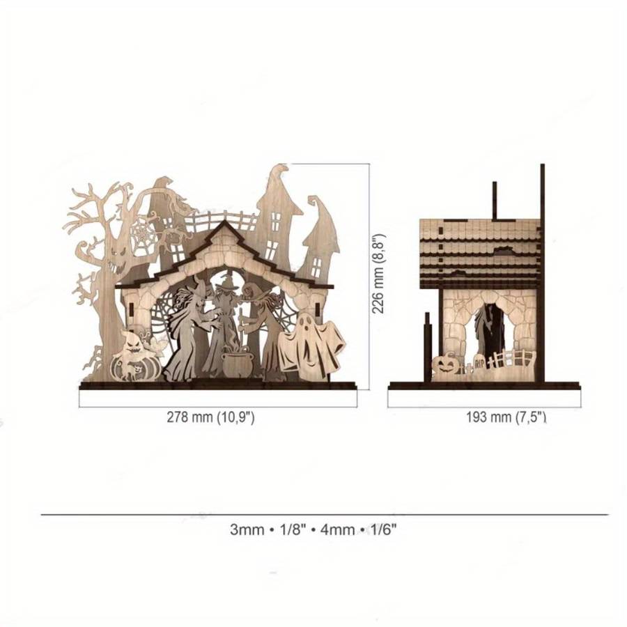 Building Toy Architectural Model Toy Set   Size 27.8*19.3*22.6Cm