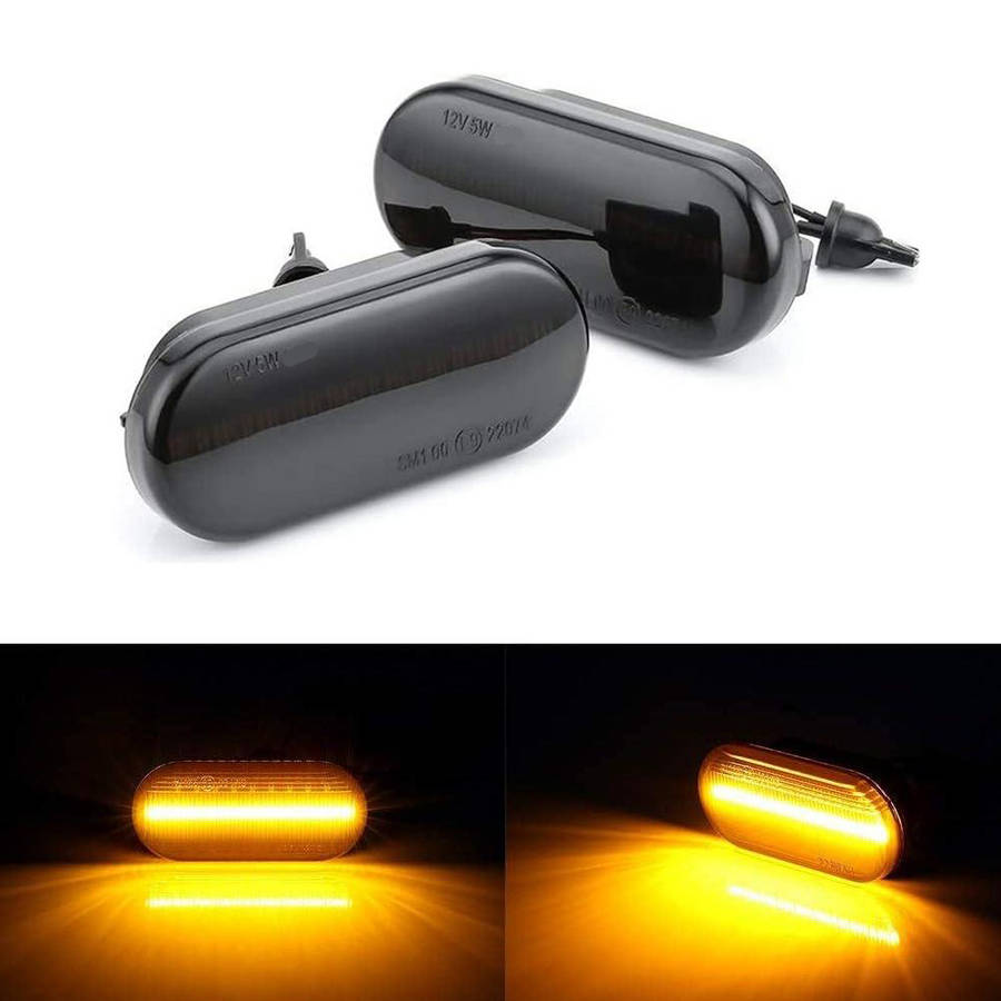 Car Lights Color 2Pcs Black Not Dynamic