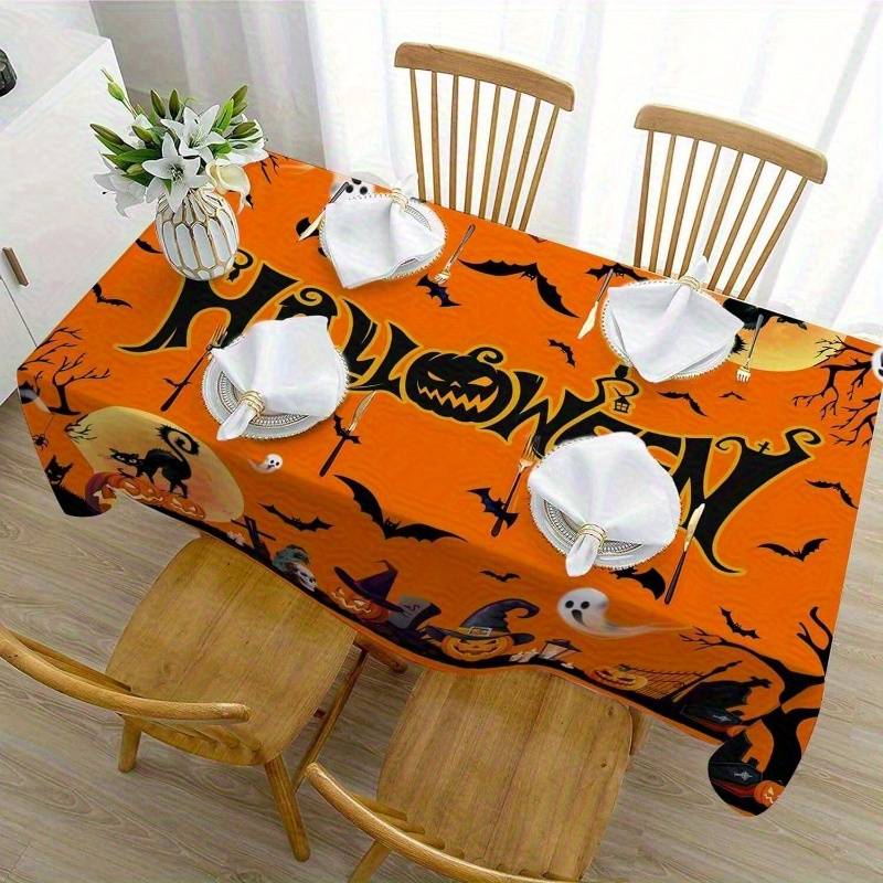 Halloween tablecloth decoration size 150x300 cm or 60x119 in