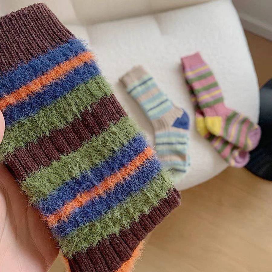 Women S Socks Color Mixed Color 3 Pairs Size Onesize