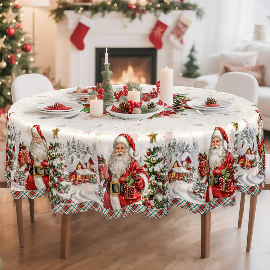 Christmas Tablecloth    148X148Cm Table Cloth