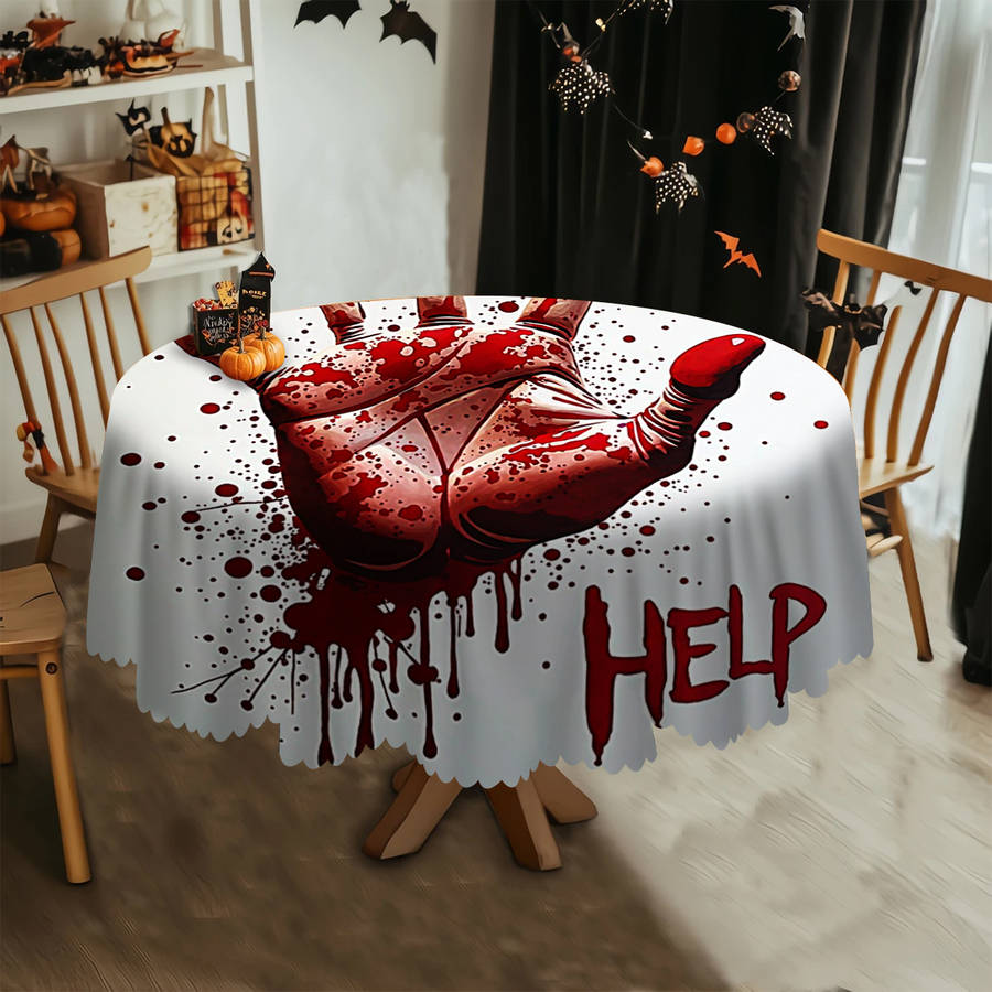 Halloween tablecloth decoration size 60inch x 120inch 152cm x 305cm or rectangular