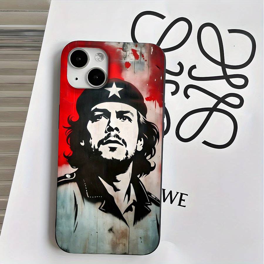 1Pc Black For iPhone 12 Pro Che Guevara Pattern Designs Phone Case