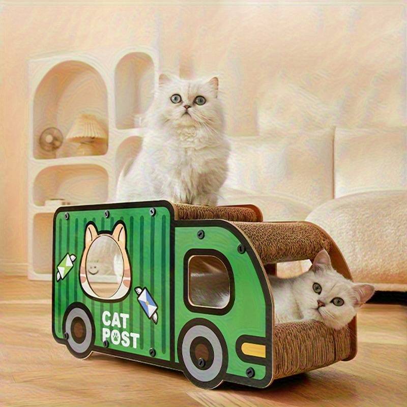 Pet Supplies Model Bus Cat Scratching Board
