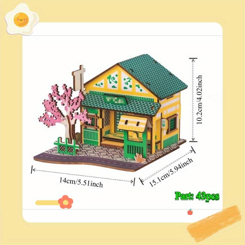 Building Toy Architectural Model Toy Set Color Th 03 Izakaya