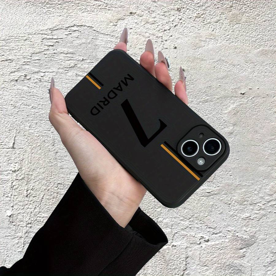1Pc Mixed Color For iPhone 7 Plus 8 Plus Football No 7 Pattern Phone Case