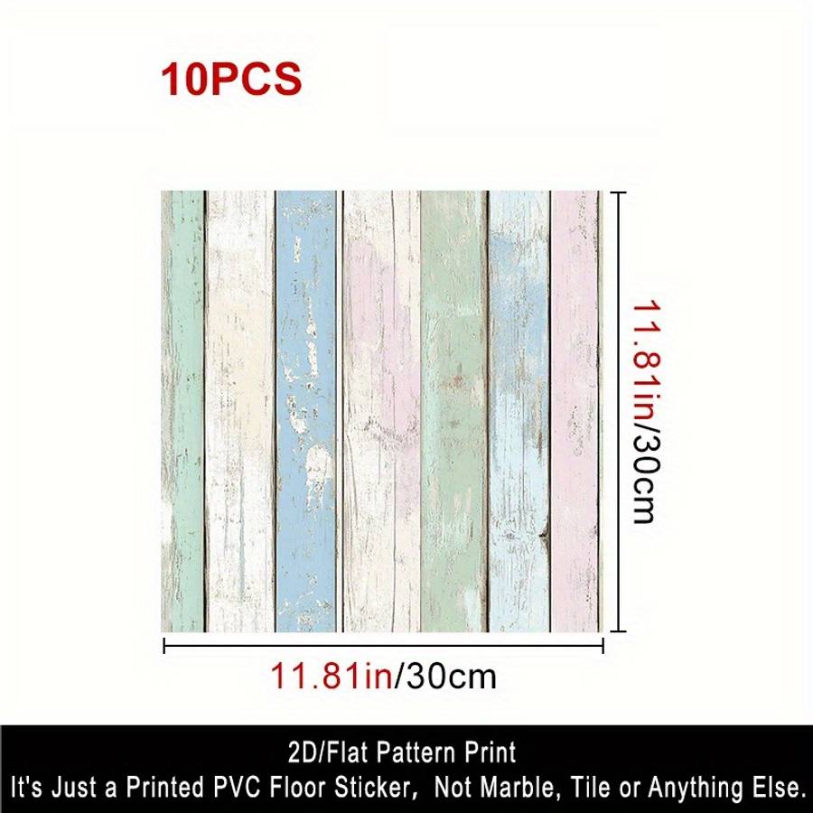 Self Adhesive Floor Stickers 11.81X11.81In30Cm