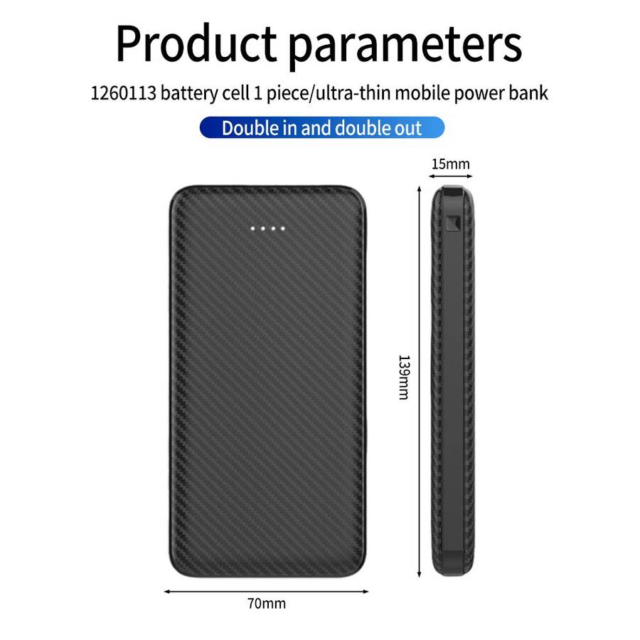 Power Bank Color Black