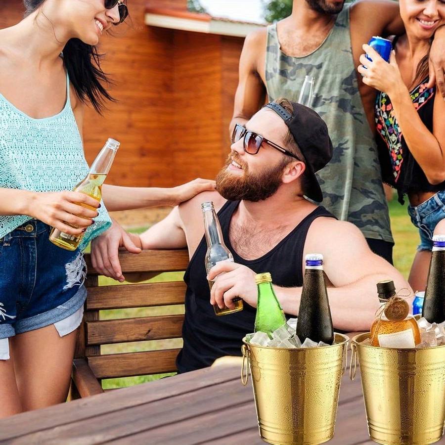 Ice Bucket Color Golden Color Model3L  Large Bucket