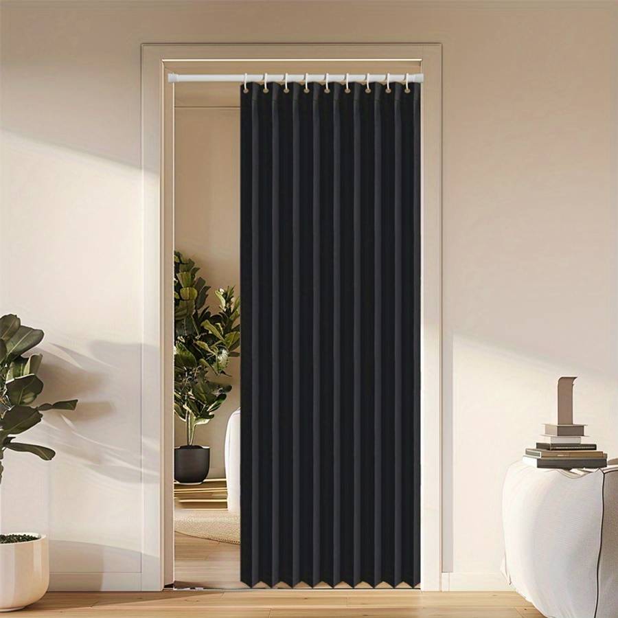 Door Curtain Color Gray Size100X180Cm