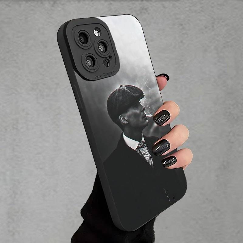 1Pc Black For iPhone 16 Pro Max Phone Case Phone Cover