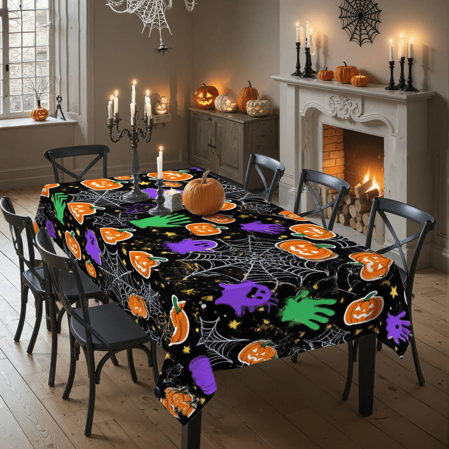 Halloween tablecloth decoration size 140 x 360cm or 55 x 141inch