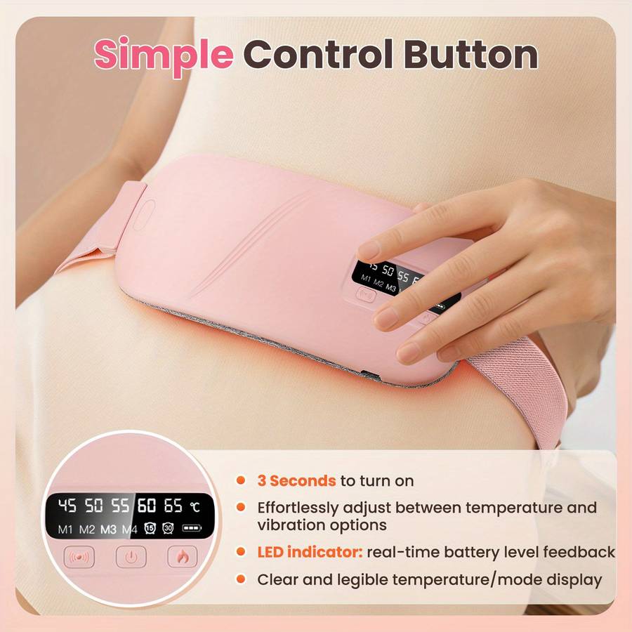Portable Electric Heating Massage Pad With5 Levels Of Heat