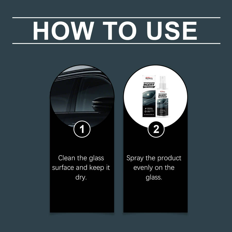 Professional Advanced Ultra Crystal Rayhong Window Defogger Spray Antifog Rain