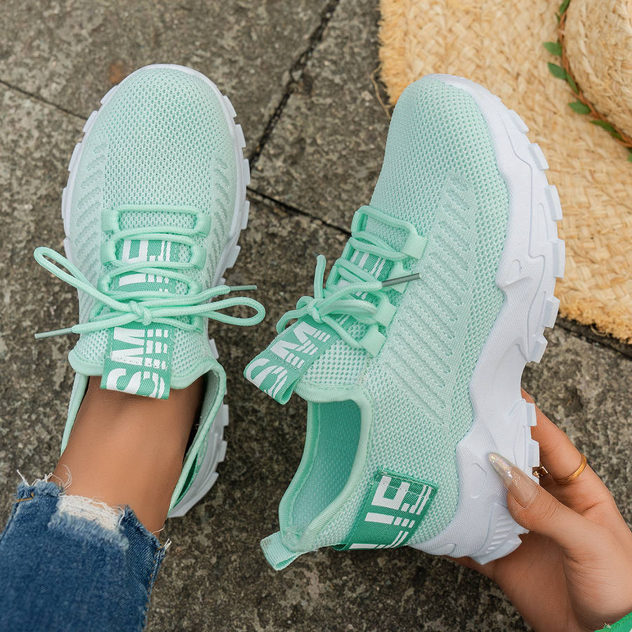 Women S Sneakers Color Green Sizeuk 5