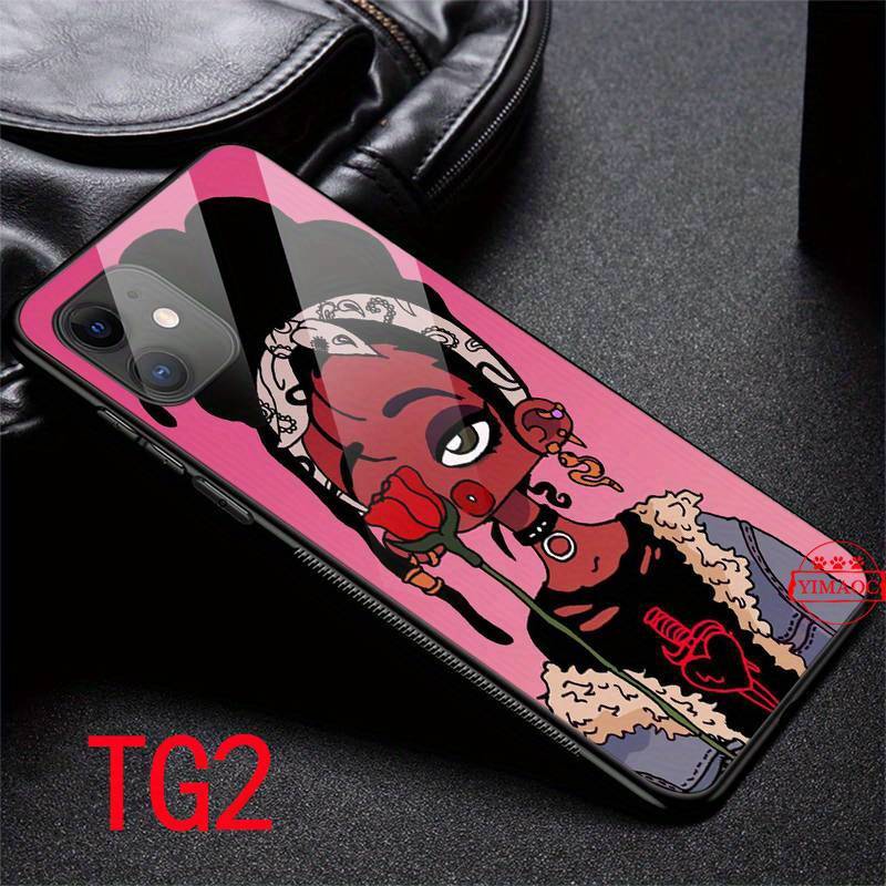 1Pc Mixed Color For iPhone 14 African Girls Phone Case