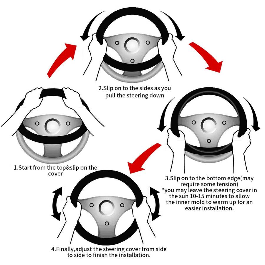 Car Steering Wheel Cover Suitable For All Cars