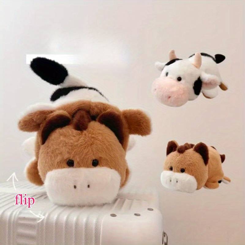 Toy Dolls color cow  Add  pony [creative flip doll] Quantity 1pc