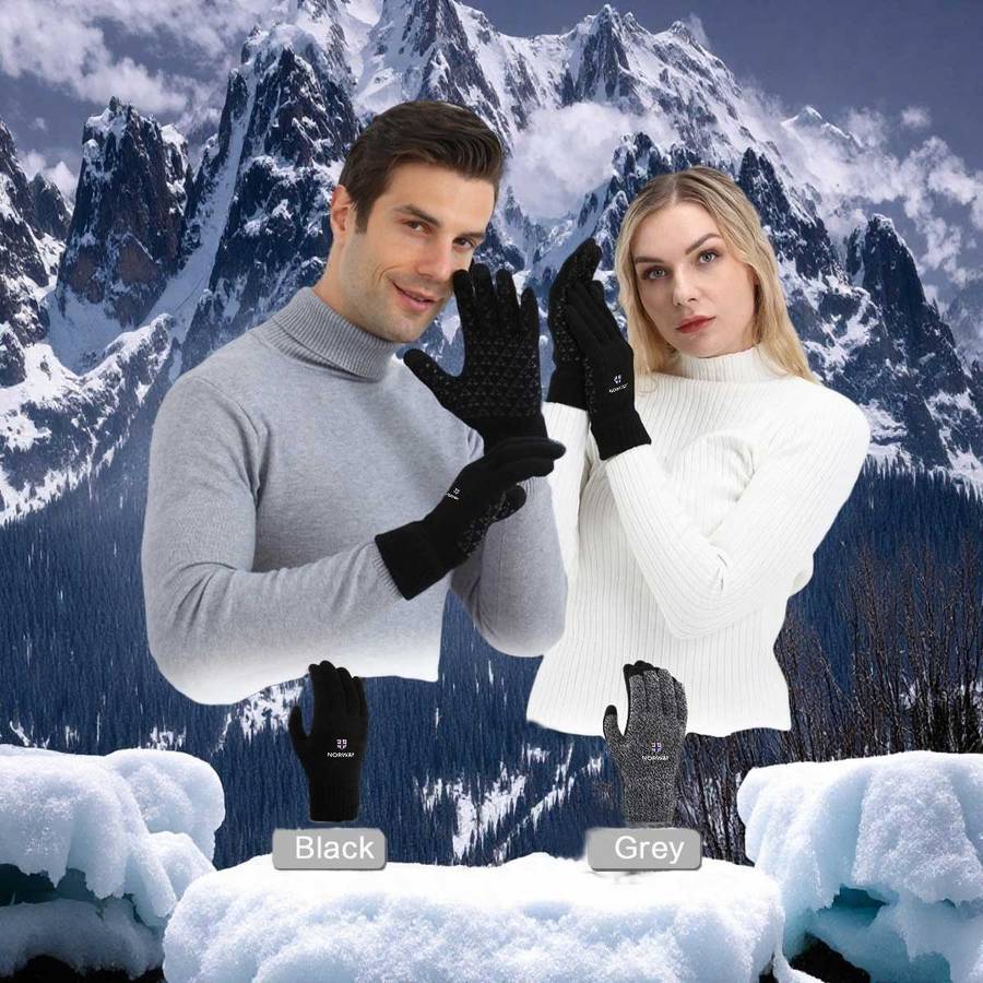 Gloves Color Gray Sizeone Size
