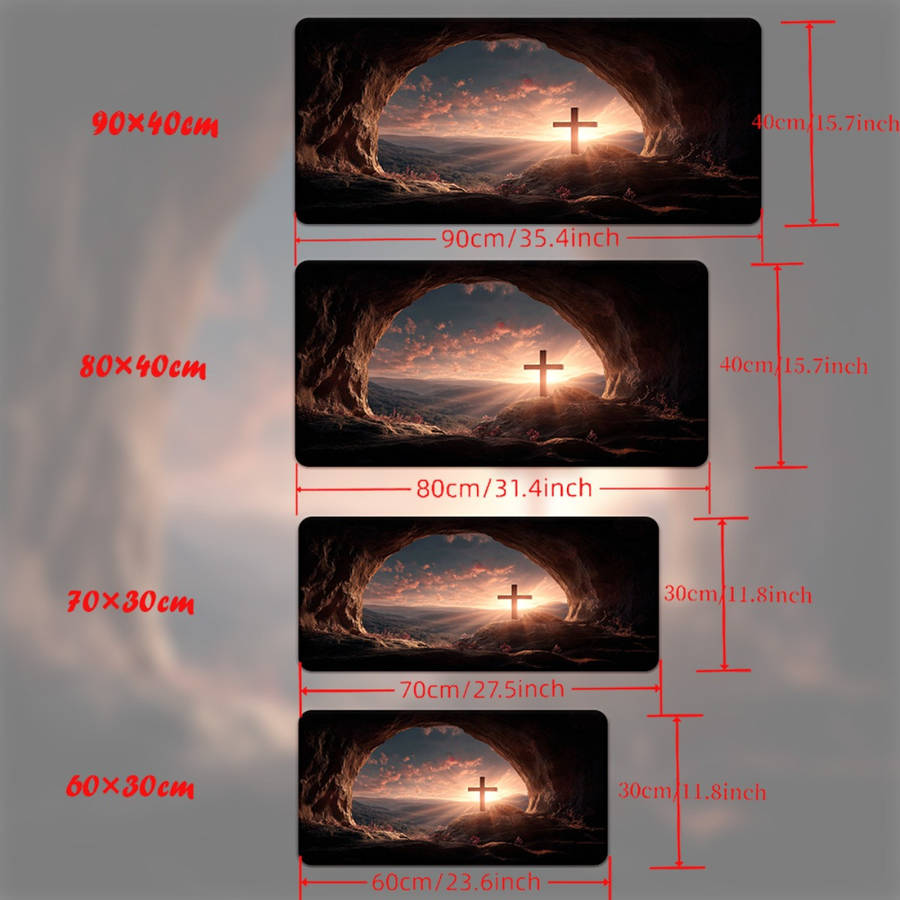 Mouse Pad Size 60X30Cm