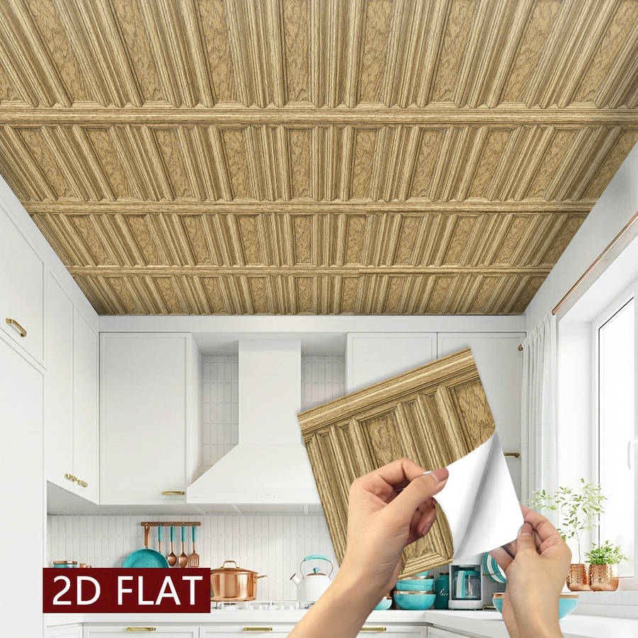 Self Adhesive Floor Stickers 5.91X5.91Inch15X15Cm 12Pcs