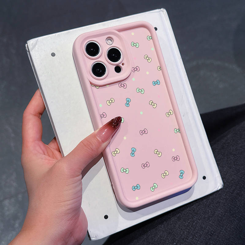 1Pc Pink Color For iPhone 15 Pro Max Phone Case Phone Cover