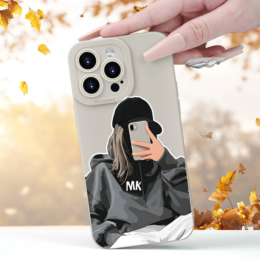 1Pc Black For iPhone Xs Phone Case Phone Cover