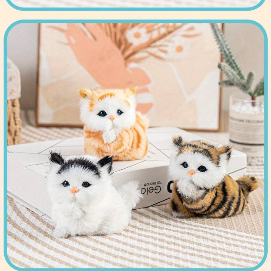 Plush Toyss color White Cat size Pet Companion