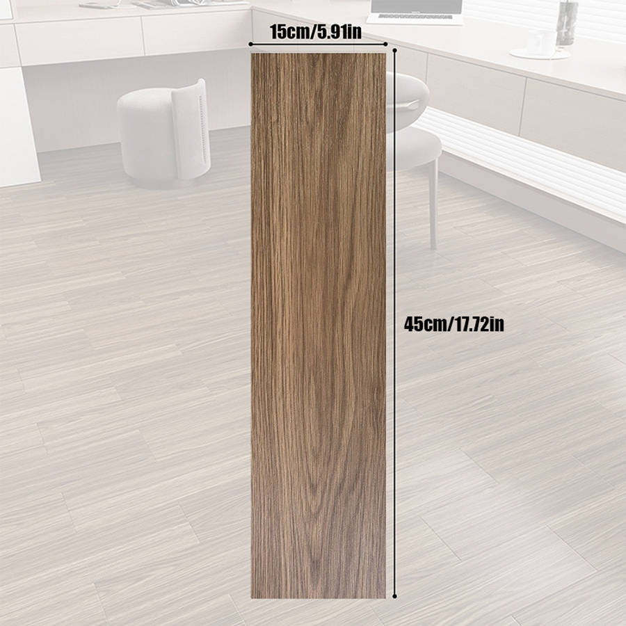 Self Adhesive Floor Stickers Hdb 006 45*15Cm 50Pcs