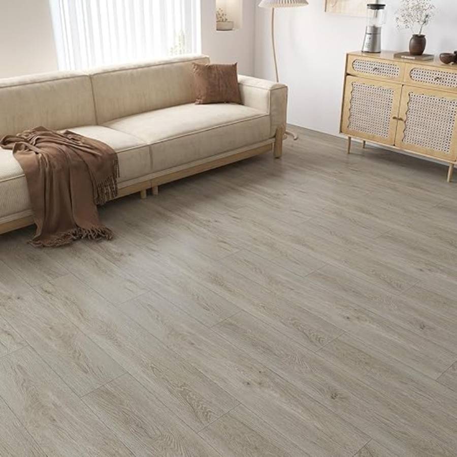Self Adhesive Floor Stickers Maple Birch 40*500