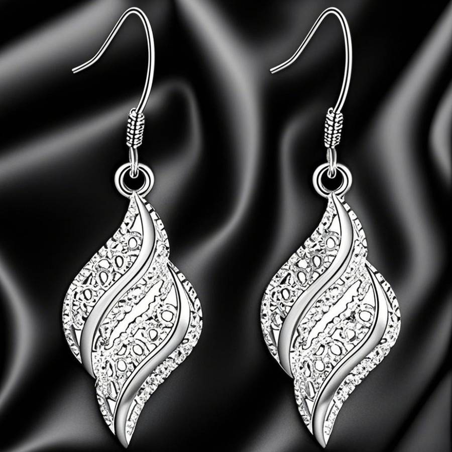 Women S Earrings Color Silvery No Box