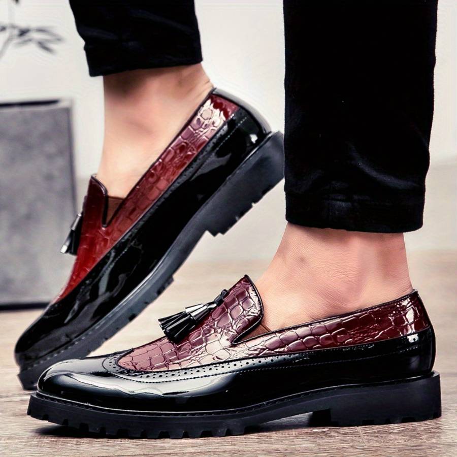 Mens Leather Shoes Color Black Sizeuk 5.5