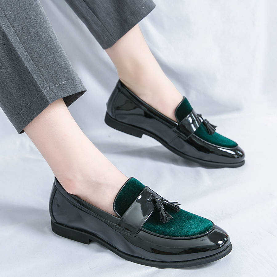 Mens Leather Shoes Color Black Sizeuk 9.5