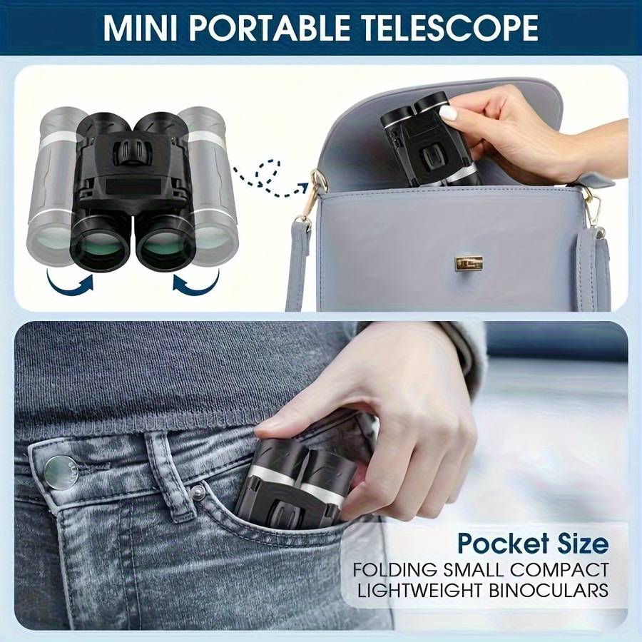Outdoor Telescope 10X 25 Professional Grade High Quality New Large Bright Circle