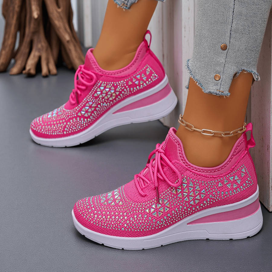 Women S Sneakers Color Rose Red Sizeuk 8.5