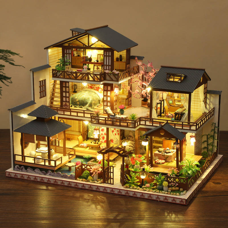 Building Toy Architectural Model Toy Set Style 008 A Forest Garden