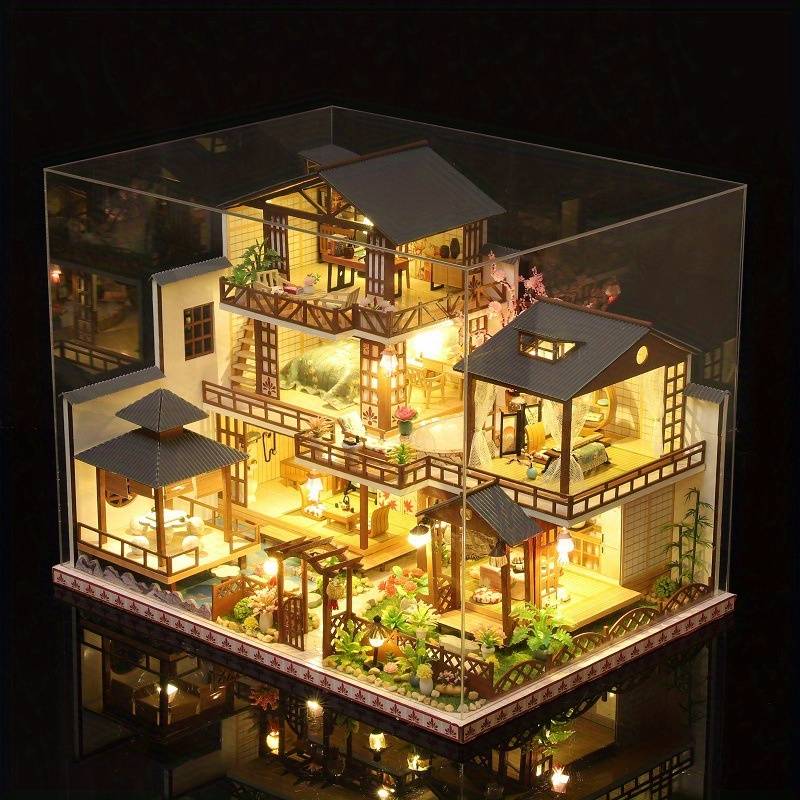 Building Toy Architectural Model Toy Set Style 008 A Forest Garden