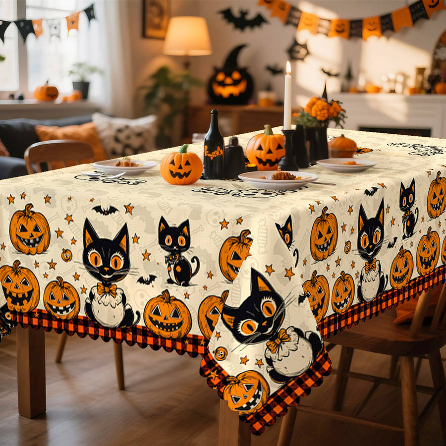 Halloween tablecloth decoration size Round 152.4152.4cm
