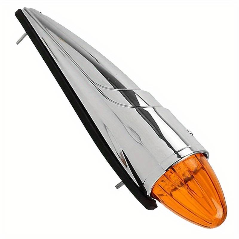 1pc Car Roof Cab Light with Mat Chrome Shell for 12V Pick-up Trucks Lorries Roof Top