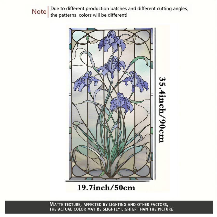 Deluxe Matte Bathroom Film size 50.01x89.99cm